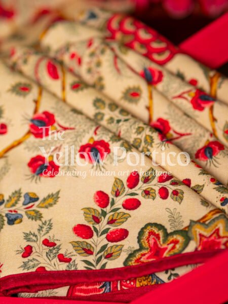 Kalamkari - Canvas Cotton with silk backing Table Mats